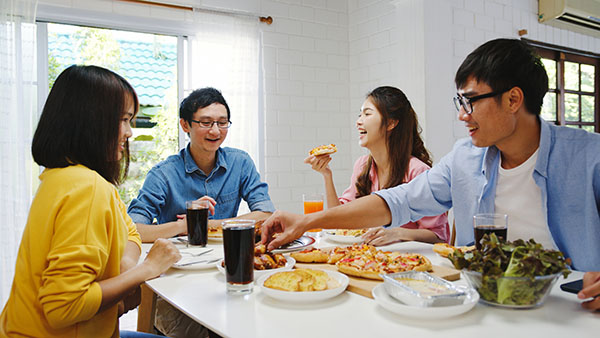 Is it the norm for Helpers to eat with the family?