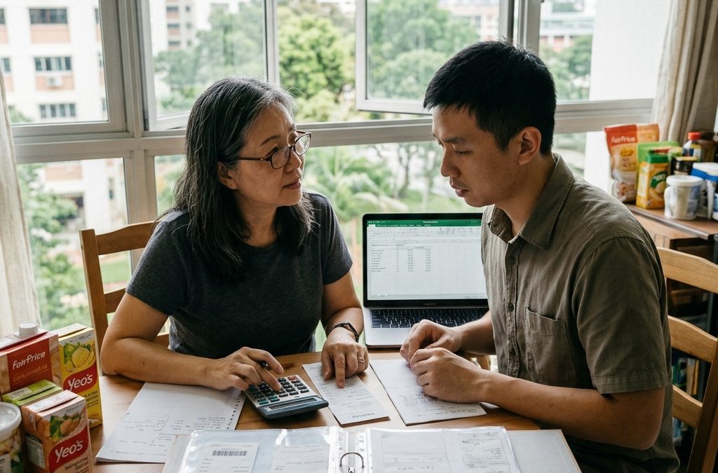 Financial calculations and transparent household payment records