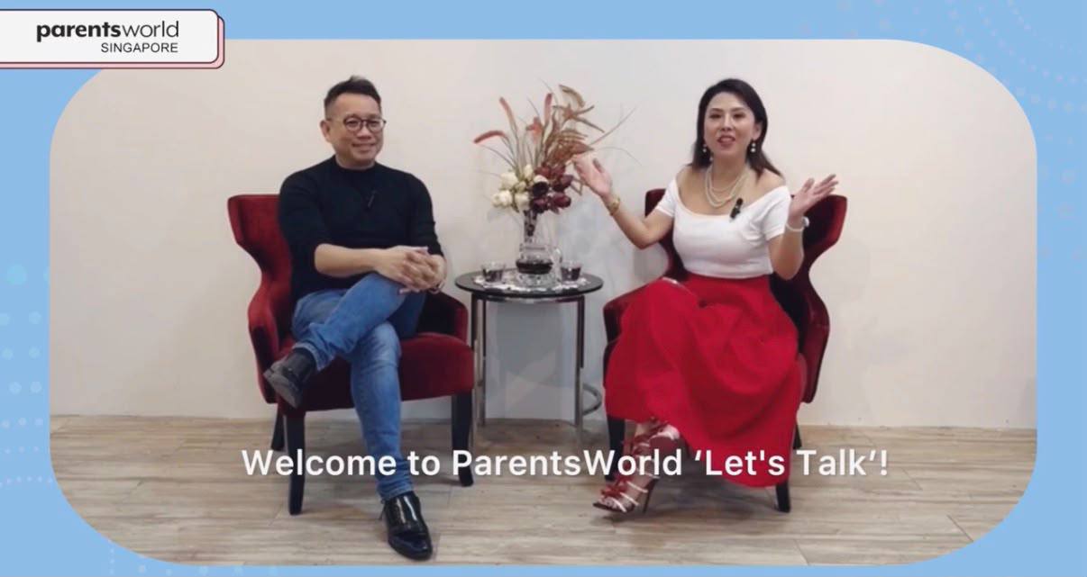 Patrick Ee Founder of EELIT Agency being interviewed on Parents World Let's Talk